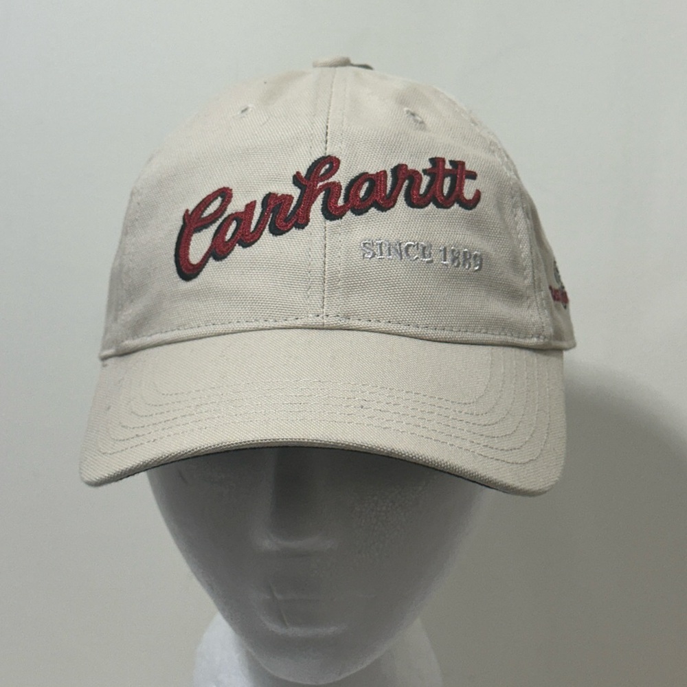 Carhartt || Canvas Hat Cap Beige Tan Strapback One Size